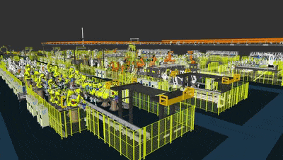 模拟500台机器人流水线<strong></p>
<p>软件模拟iic</strong>,超牛的仿真软件