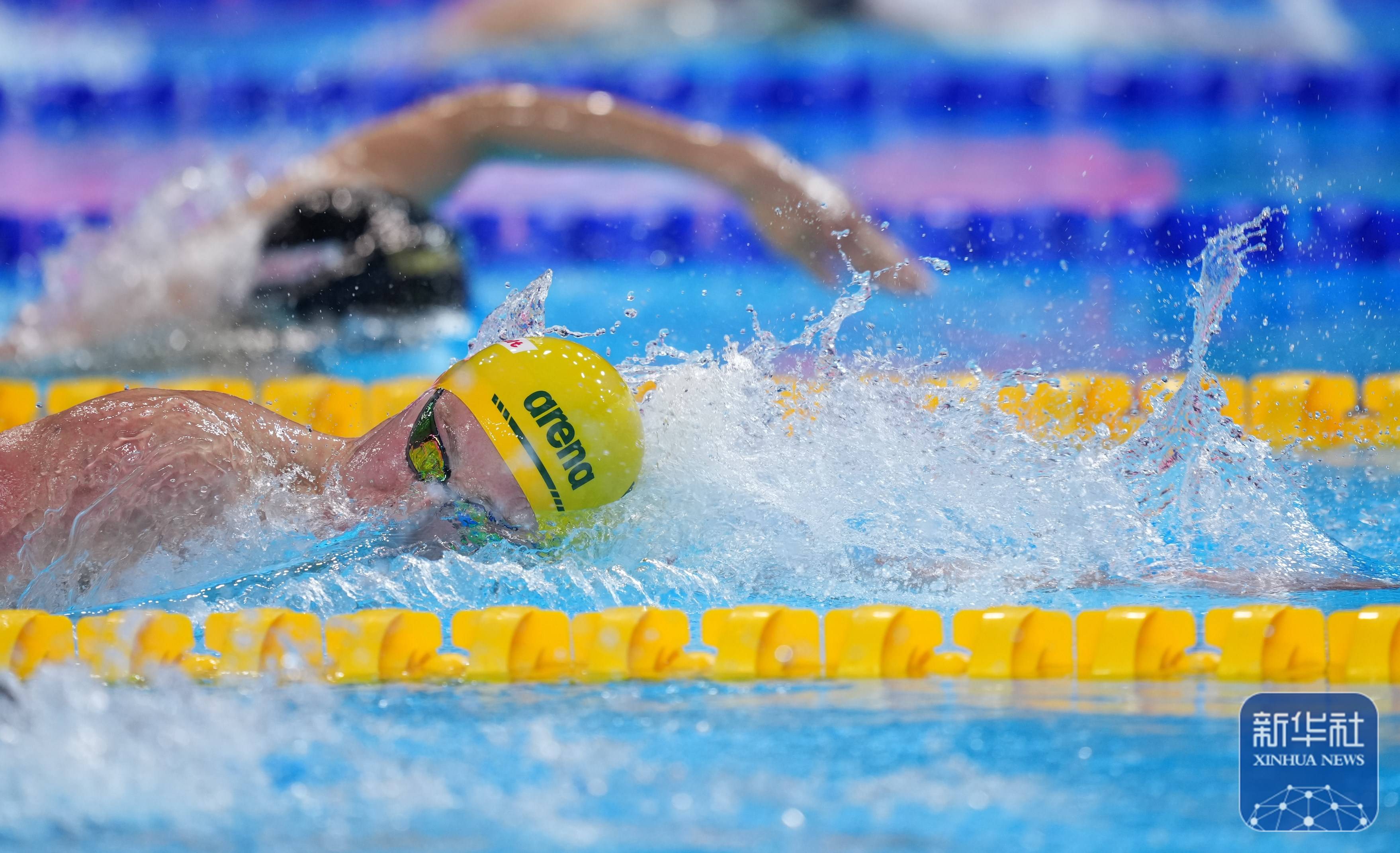 游泳世锦赛丨德国选手夺男子400米自由泳冠军 中国选手张展硕获第五名
