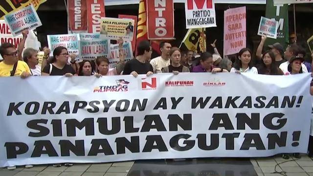 针对民众反腐抗议，菲律宾军队进入“红色警戒”