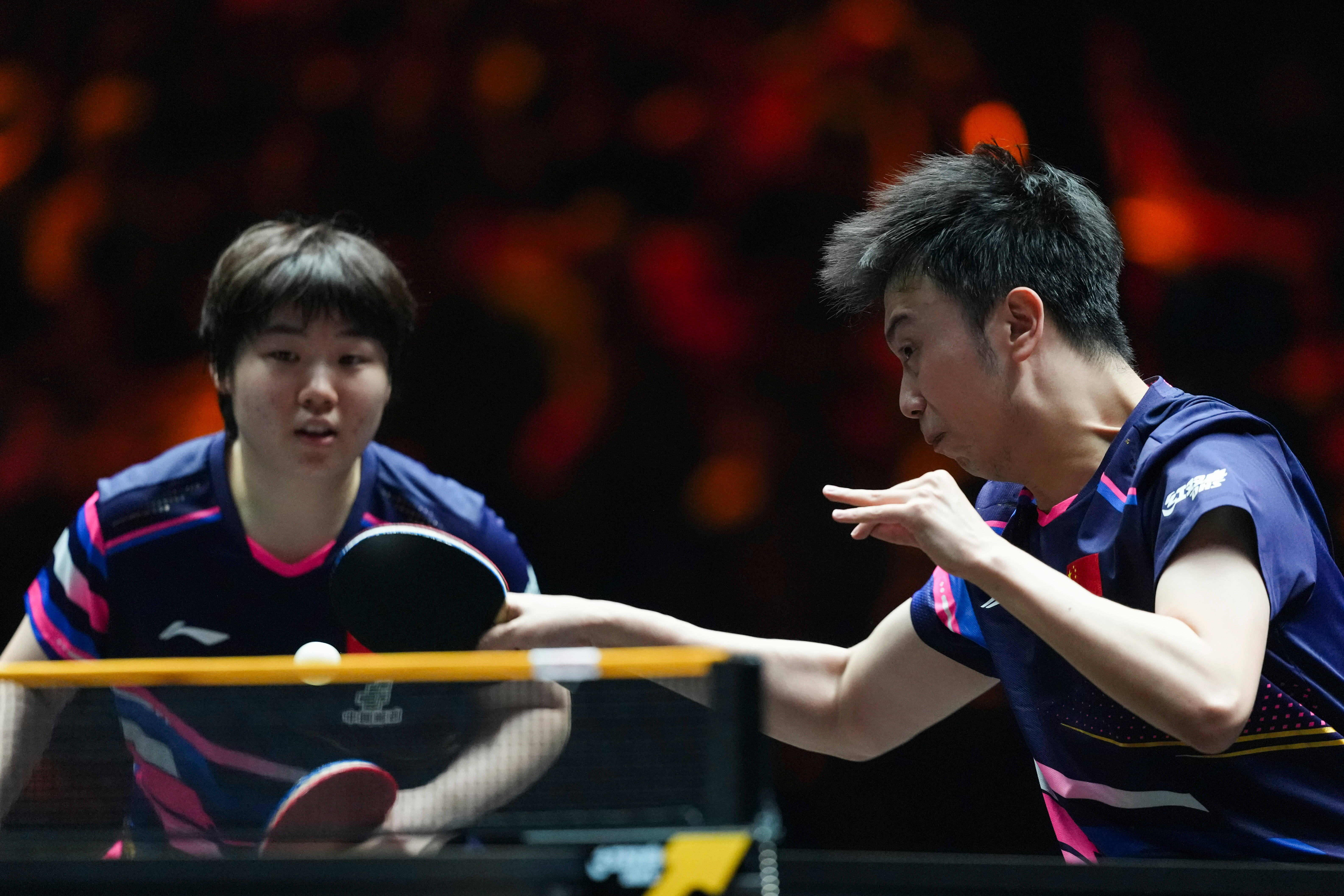 (体育)乒乓球——WTT中国大满贯赛:陈垣宇/蒯曼晋级混双八强