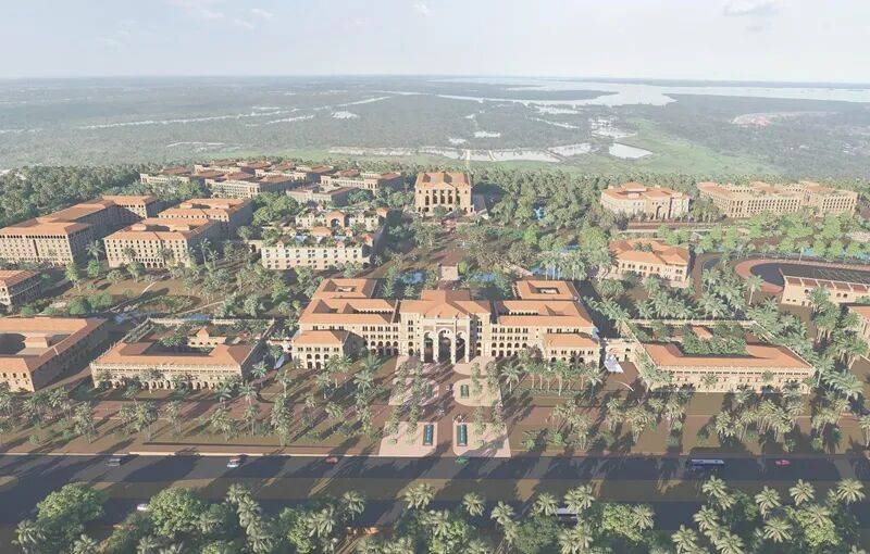 可容纳10000名学生<strong></p>
<p>币安智能链</strong>!海南莫斯科动力大学(筹)校区建设项目刷新进度条→