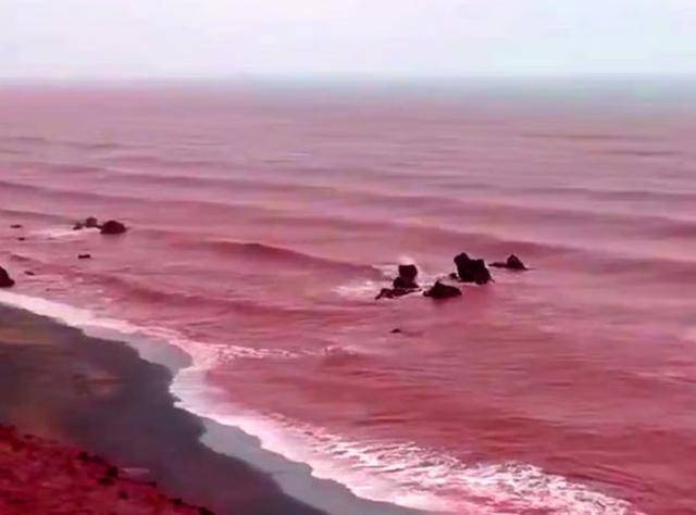 罕见！伊朗霍尔木兹岛遭遇强降雨<strong></p>
<p>数字货币交易</strong>，部分海域变成“血色海洋”