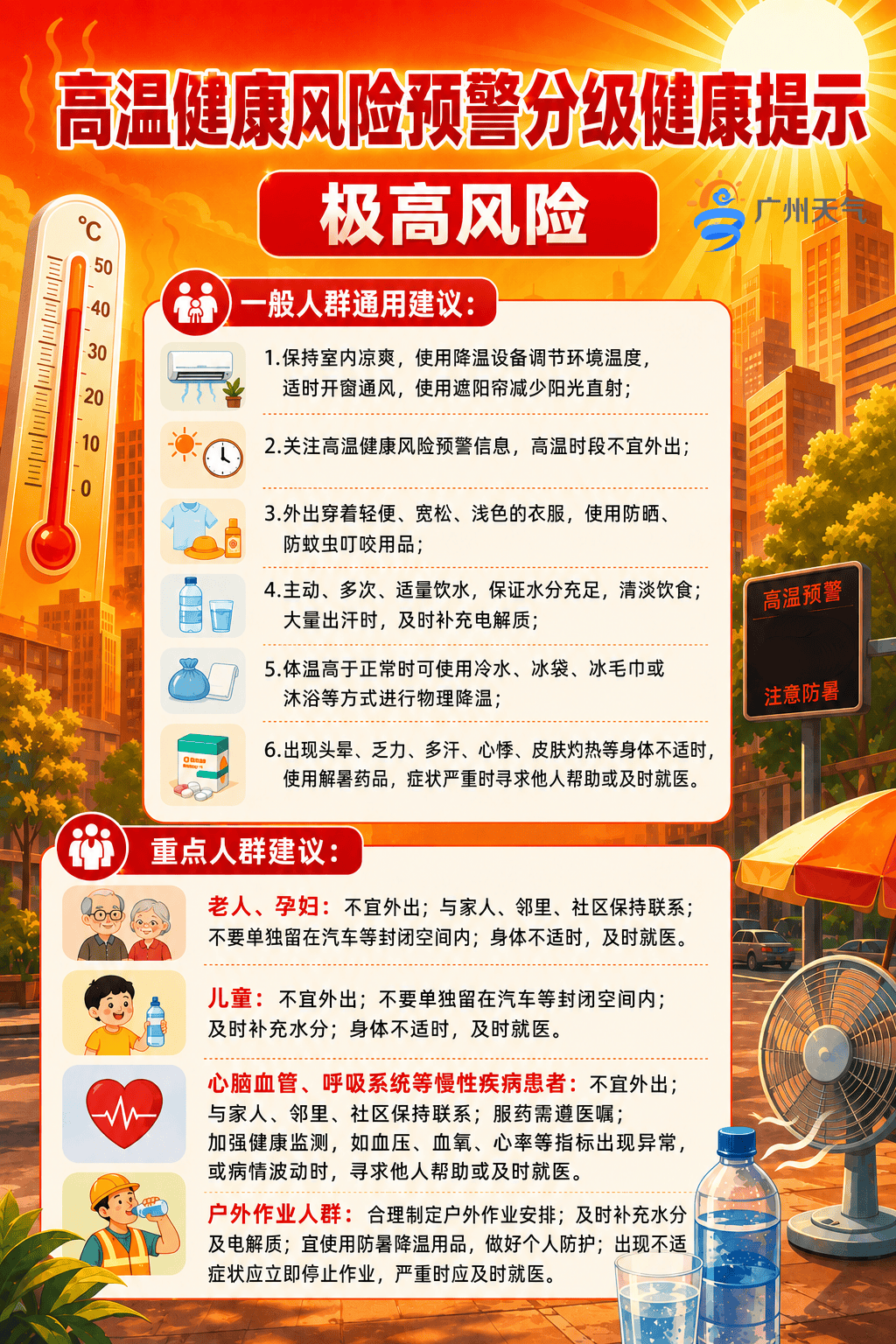 “根本不敢出门”！广州发高温健康风险预警<strong></p>
<p>基金手续费</strong>，高风险区域在……